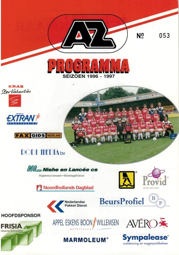 AZ Programma 4-sep-1996 Volendam thuis